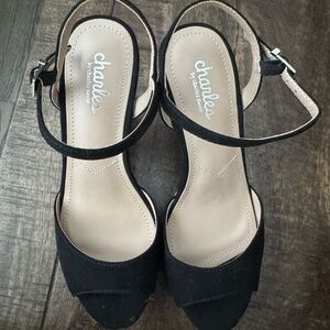 Charles By Charles David Black Sandals